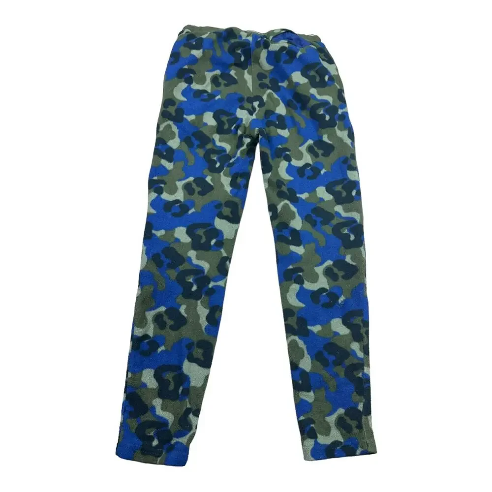 Mini Boden Fleece Camo Pants